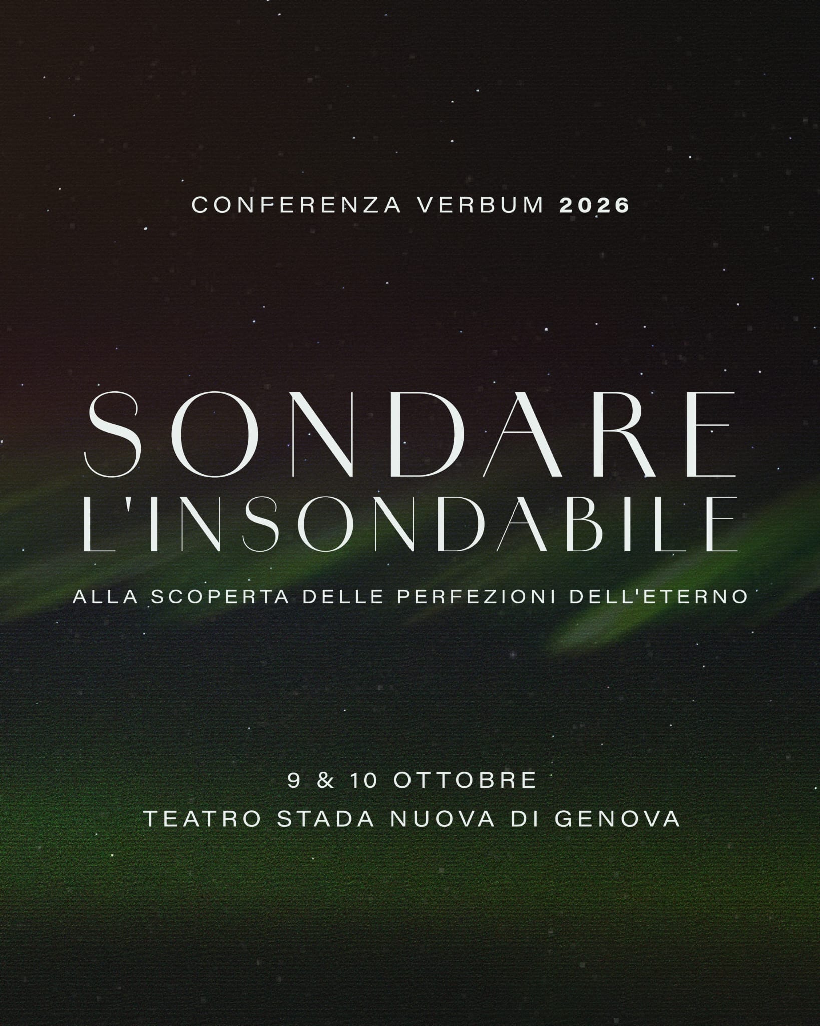 Iscrivi alla Conferenza Verbum 26