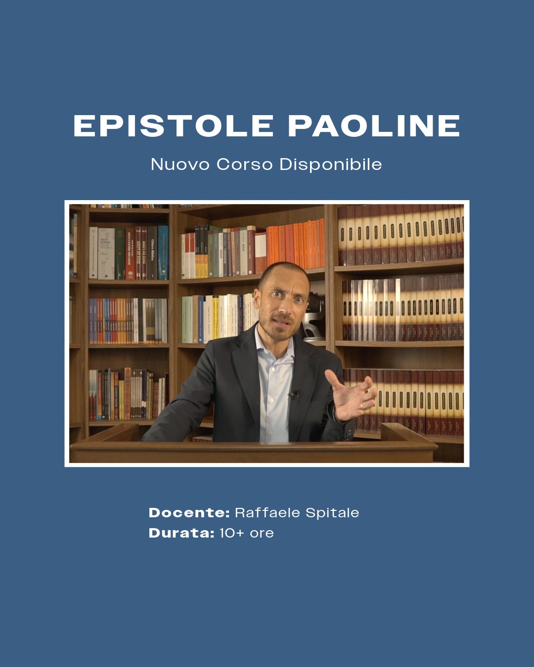 Disponibile il corso sulle Epistole Paoline